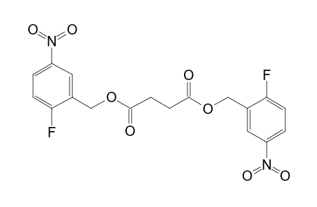 Succinic acid, di(2-fluoro-5-nitrobenzyl) ester