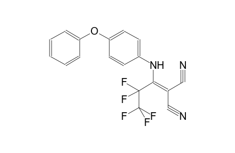 2-[2,2,3,3,3-Pentafluoro-1-(4-phenoxy-phenylamino)-propylidene]-malononitrile