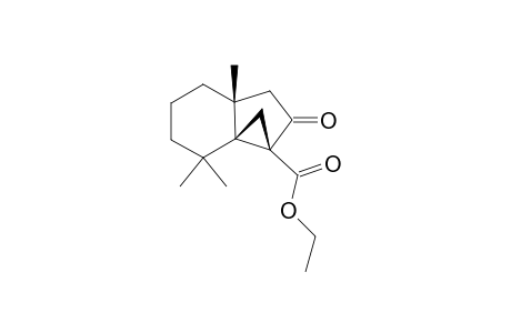 Ethyl 6,10,10-Trimethyl-4-oxo-tricyclo[4.4.0.0(1,3)]decane-3-carboxylate