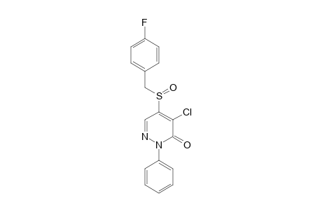 3(2H)-Pyridazinone, 4-chloro-5-[[(4-fluorophenyl)methyl]sulfinyl]-2-phenyl-