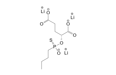 (+)-P-2-(S)-[HYDROXY-(N-BUTYL)-PHOSPHINOTHIOYLOXY]-PENTANEDIOIC-ACID-TRILITHIUM-SALT