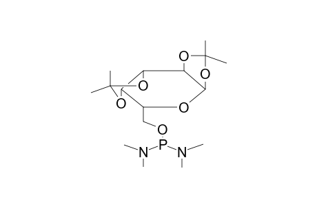 Tetramethyldiamido(1,2;3,4-di-o-isopropylidene-alpha-D-galactopyranoso-6)phosphite