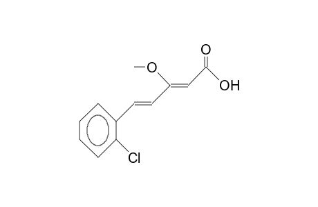 3-METHOXY-5-(ORTHO-CHLORPHENYL)-2,4-PENTADIENSAEURE