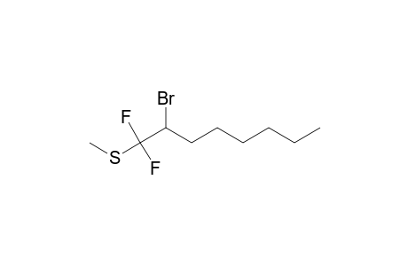 2-BROMO-1,1-DIFLUORO-1-METHYLTHIOOCTANE