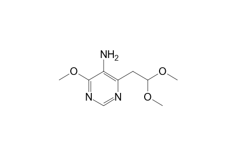 6-(2,2-Dimethoxyethyl)-4-methoxypyrimidin-5-amine