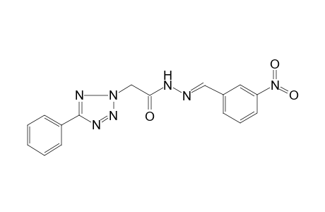 N'-[(E)-(3-Nitrophenyl)methylidene]-2-(5-phenyl-2H-tetraazol-2-yl)acetohydrazide