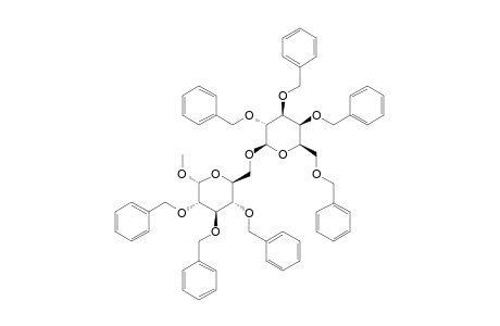 METHYL-O-(2,3,4,6-TETRA-O-BENZYL-BETA-D-GALACTOPYRANOSYL)-(1->6)-2,3,4-TRI-O-BENZYL-ALPHA-GLUCOPYRANOSIDE