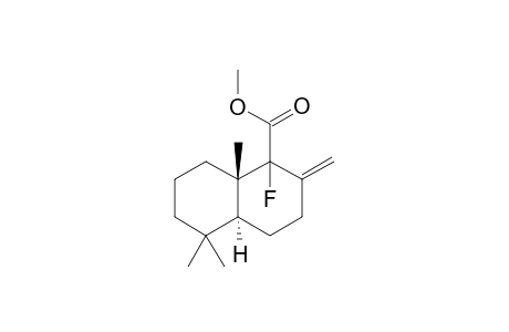 (+-)-Methyl 9a-fluoro-8(12)-drimen-11-oate