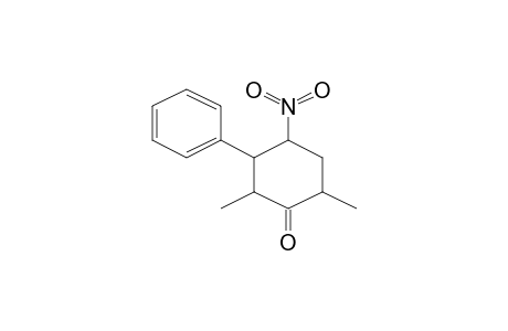 2,6-Dimethyl-4-nitro-3-phenyl-1-cyclohexanone