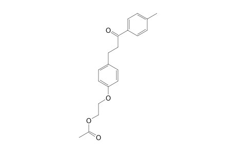 3-[p-(2-hydroxyethoxy)phenyl]-4'-methylpropiophenone, acetate