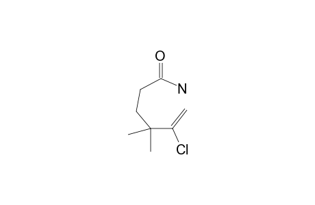 5-Chloro-4,4-dimethylhex-5-enamide