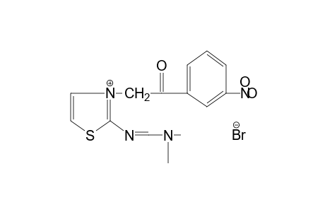 2{[(DIMETHYLAMINO)METHYLENE]AMINO}-3-(m-NITROPHENACYL)THIAZOLIUM BROMIDE