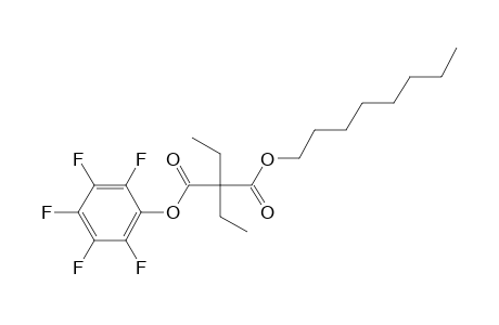 Diethylmalonic acid, octyl pentafluorophenyl ester