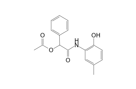 Benzeneacetamide, .alpha.-(acetyloxy)-N-(2-hydroxy-5-methylphenyl)-