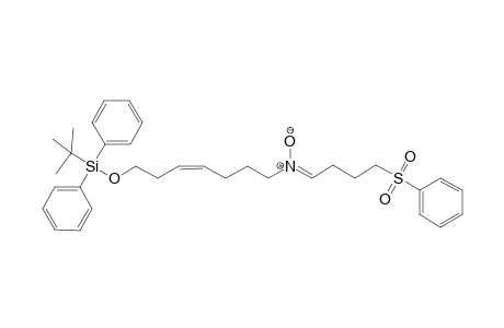 (Z)-1-(tert-Butyldiphenylsiloxy)-7-[N-(4-phenylsulfonylbutylidene)amino]-(Z)-hept-3-ene N-oxide