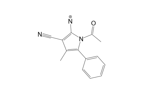 1-ACETO-2-AMINO-3-CYANO-4-METHYL-5-PHENYL-PYRROLE;N-PROTONATED