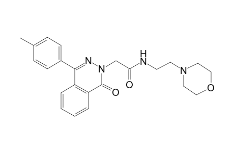 2-Phthalazineacetamide, 1,2-dihydro-4-(4-methylphenyl)-N-[2-(4-morpholinyl)ethyl]-1-oxo-