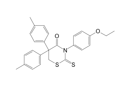 dihydro-5,5-di-p-tolyl-3-(p-ethoxyphenyl)-2-thio-2H-1,3-thiazine-2,4(3H)-dione