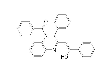 Quinoxaline, 1-benzoyl-1,2-dihydro-3-(2-hydroxy-2-phenylethenyl)-2-phenyl-