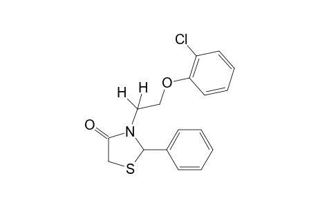 3-[2-(o-chlorophenoxy)ethyl]-2-phenyl-4-thiazolidinone