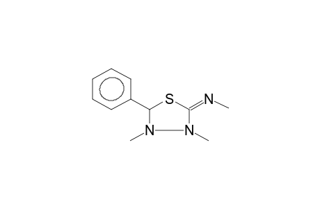 2-METHYLIMINO-3,4-DIMETHYL-5-PHENYL-1,3,4-THIADIAZOLINE