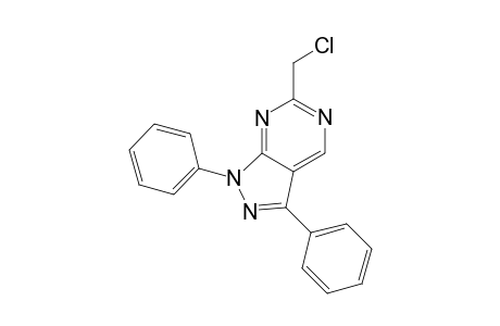 1,3-Diphenyl-6-(Chloromethyl)pyrazolo[3,4-d]pyrimidine