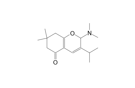 2-(dimethylamino)-3-isopropyl-7,7-dimethyl-2,6,7,8-tetrahydro-5H-chromen-5-one