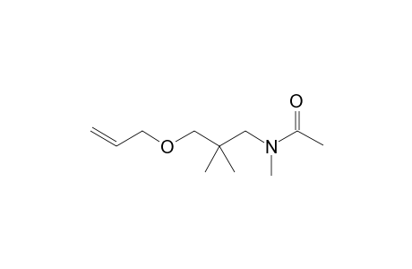N-[2,2-Dimethyl-[1-(2'-propenyloxy)propyl]-N-(methylacetamide)