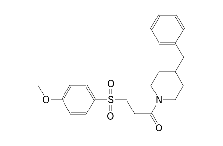 Piperidine, 1-[3-[(4-methoxyphenyl)sulfonyl]-1-oxopropyl]-4-(phenylmethyl)-