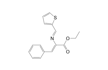 3-Ethoxycarbonyl-4-phenyl-1-(2-thienyl)-2-aza-buta-1,3-diene