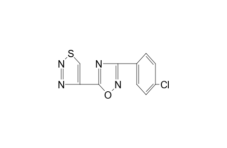 3-(p-chlorophenyl)-5-(1,2,3-thiadiazol-4-yl)-1,2,4-oxadiazole