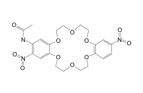 Acetamide, N-(6,7,9,10,17,18,20,21-octahydro-3,14-dinitrodibenzo[B,K][1,4,7,10,13,16]hexaoxacyclooctadecin-2-yl)-