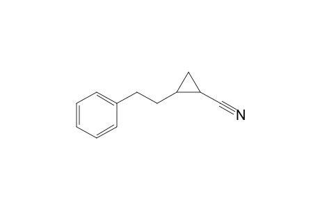 2-(2-Phenylethyl)cyclopropanecarbonitrile