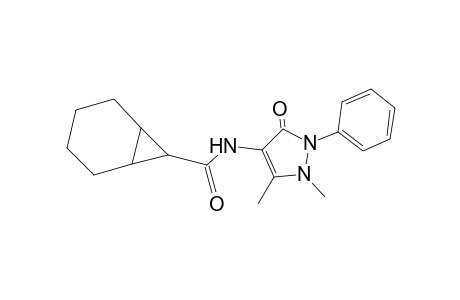 bicyclo[4.1.0]heptane-7-carboxamide, N-(2,3-dihydro-1,5-dimethyl-3-oxo-2-phenyl-1H-pyrazol-4-yl)-