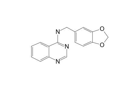 N-(1,3-Benzodioxol-5-ylmethyl)-4-quinazolinamine