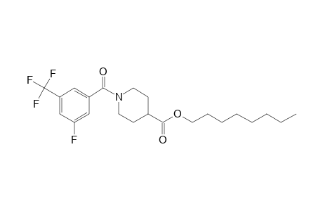 Isonipecotic acid, N-(3-fluoro-5-trifluoromethylbenzoyl)-, octyl ester