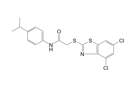 2-[(4,6-dichloro-2-benzothiazolyl)thio]-4'-isopropylacetanilide