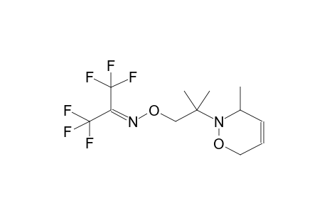 2-(ALPHA,ALPHA-DIMETHYL-BETA-HEXAFLUORODIMETHYLCARBIMINOXYETHYL)-3-METHYL-1,2,3,6-TETRAHYDRO-1,2-OXAZINE