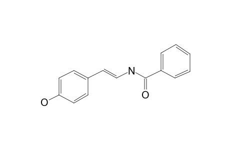 Phenethenamine, N-benzoyl-4-hydroxy-