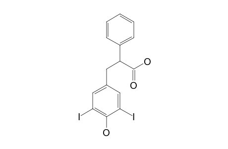 3-(3,5-DIIODO-4-HYDROXYPHENYL)-2-PHENYLPROPIONIC ACID