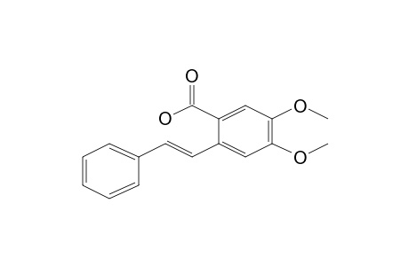 Benzoic acid, 4,5-dimethoxy-2-(2-phenylethenyl)-