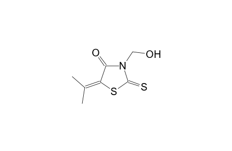 3-(Hydroxymethyl)-5-(1-methylethylidene)-2-thioxo-1,3-thiazolidin-4-one