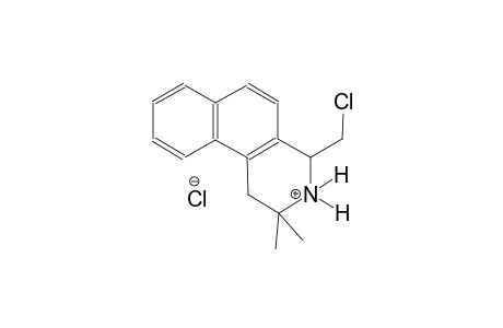 benz[f]isoquinolinium, 4-(chloromethyl)-1,2,3,4-tetrahydro-2,2-dimethyl-, chloride