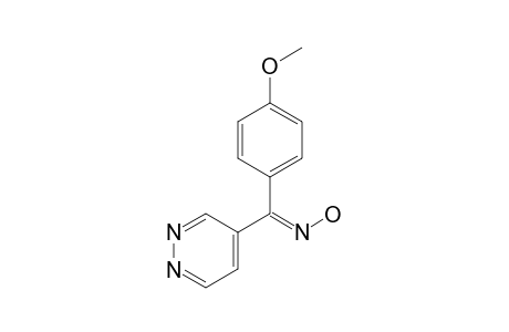 (4-Methoxyphenyl) (4'-pyridazinyl) - (E)-ketoxime