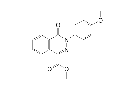 3,4-DIHYDRO-3-(p-METHOXYPHENYL)-4-OXO-1-PHTHALAZINECARBOXYLIC ACID, METHYL ESTER