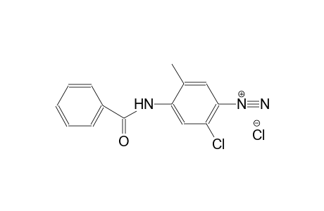 4-(benzoylamino)-2-chloro-5-methylbenzenediazonium chloride