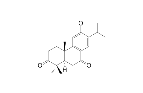 MANDARONE-A;(5R,10S)-12-HYDROXY-8,11,13-ABIETATRIENE-3,7-DIONE