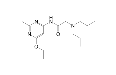 2-(dipropylamino)-N-(6-ethoxy-2-methyl-4-pyrimidinyl)acetamide