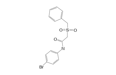 Acetamide, N-(4-bromophenyl)-2-[(phenylmethyl)sulfonyl]-