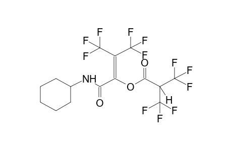 1-N-CYCLOHEXYLCARBAMOYL-2,2-BIS(TRIFLUOROMETHYL)ETHENYL ALPHA-HYDROHEXAFLUOROISOBUTYRATE
